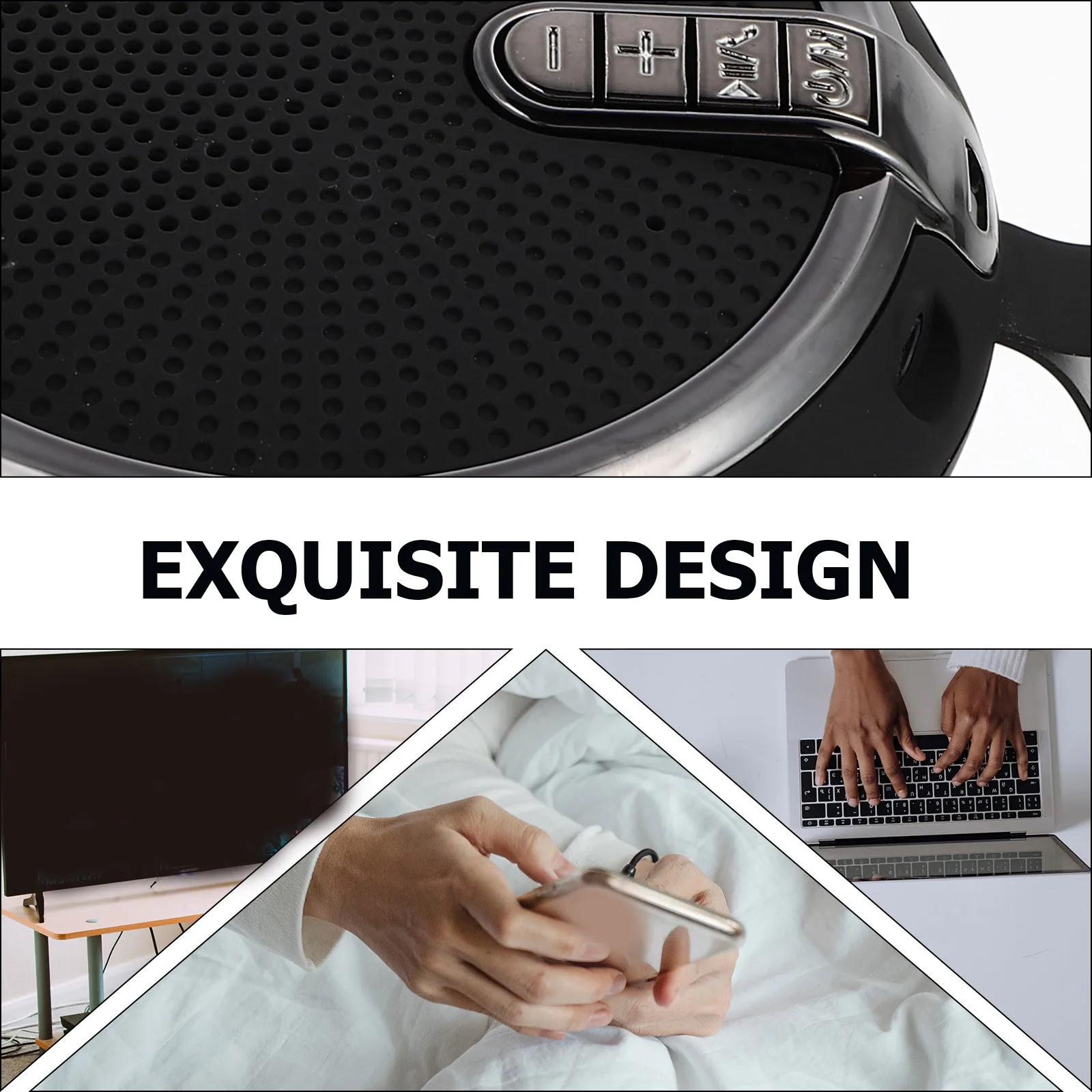 

1Pcs Speaker Portable Mini Stereo Outdoor Soundbox for Home Music Player with Call Function Insert Card Universal