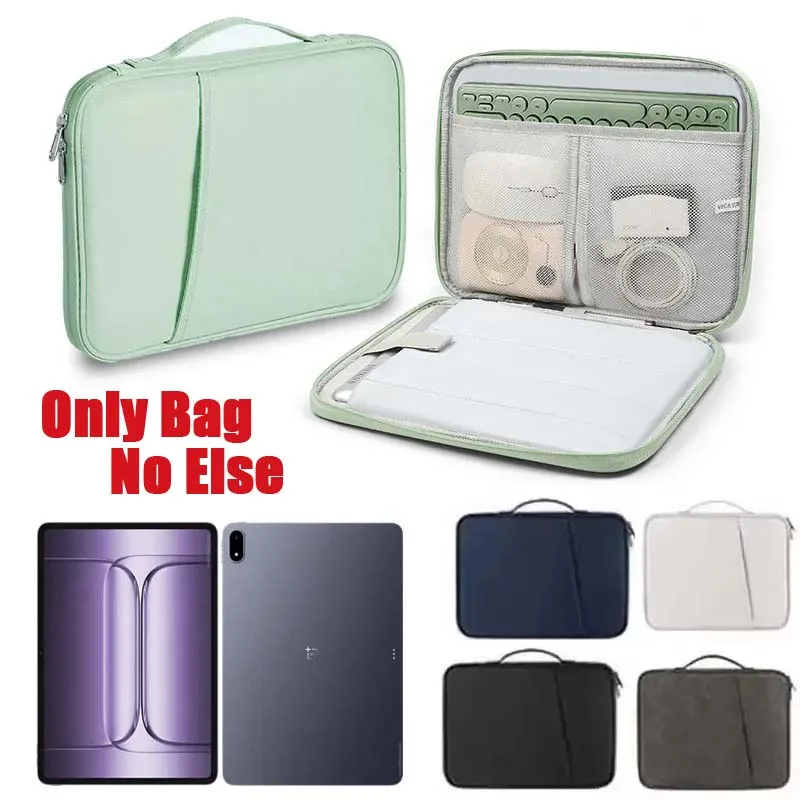 

for OnePlus Pad 3 13.2inch Pad 2 Pro Handle Zip Pouch Tablet Storage Bag Waterproof Sleeve Pocket for Keyobard Mouse Carry Case