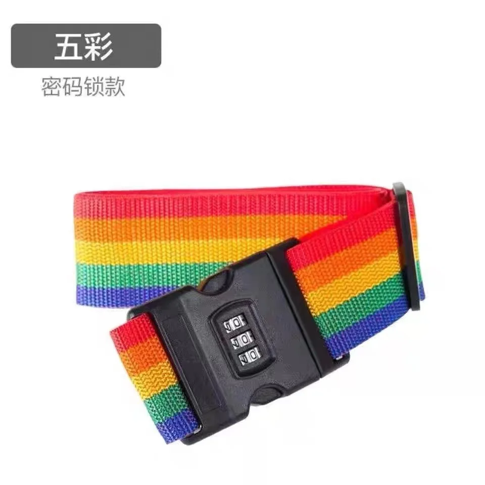 2M Travel Luggage Strap Adjustable Password Lock Packing Belt Baggage Secure Lock Anti-theft Luggage Strap Bundling Belt