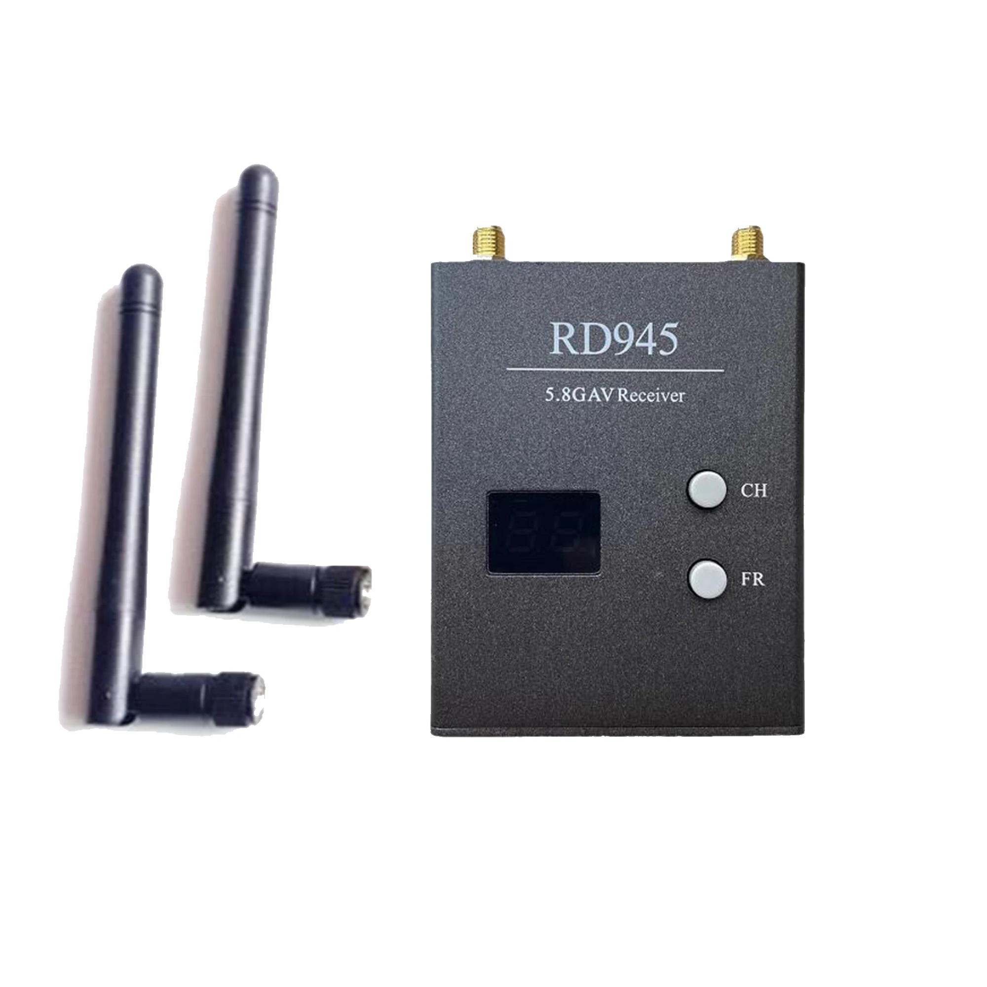 Wireless 5.8G 48CH RD945 Dual Diversity Receiver With A/V and Power Cables For FPV Racing Drone RC  Airplane Toys Part