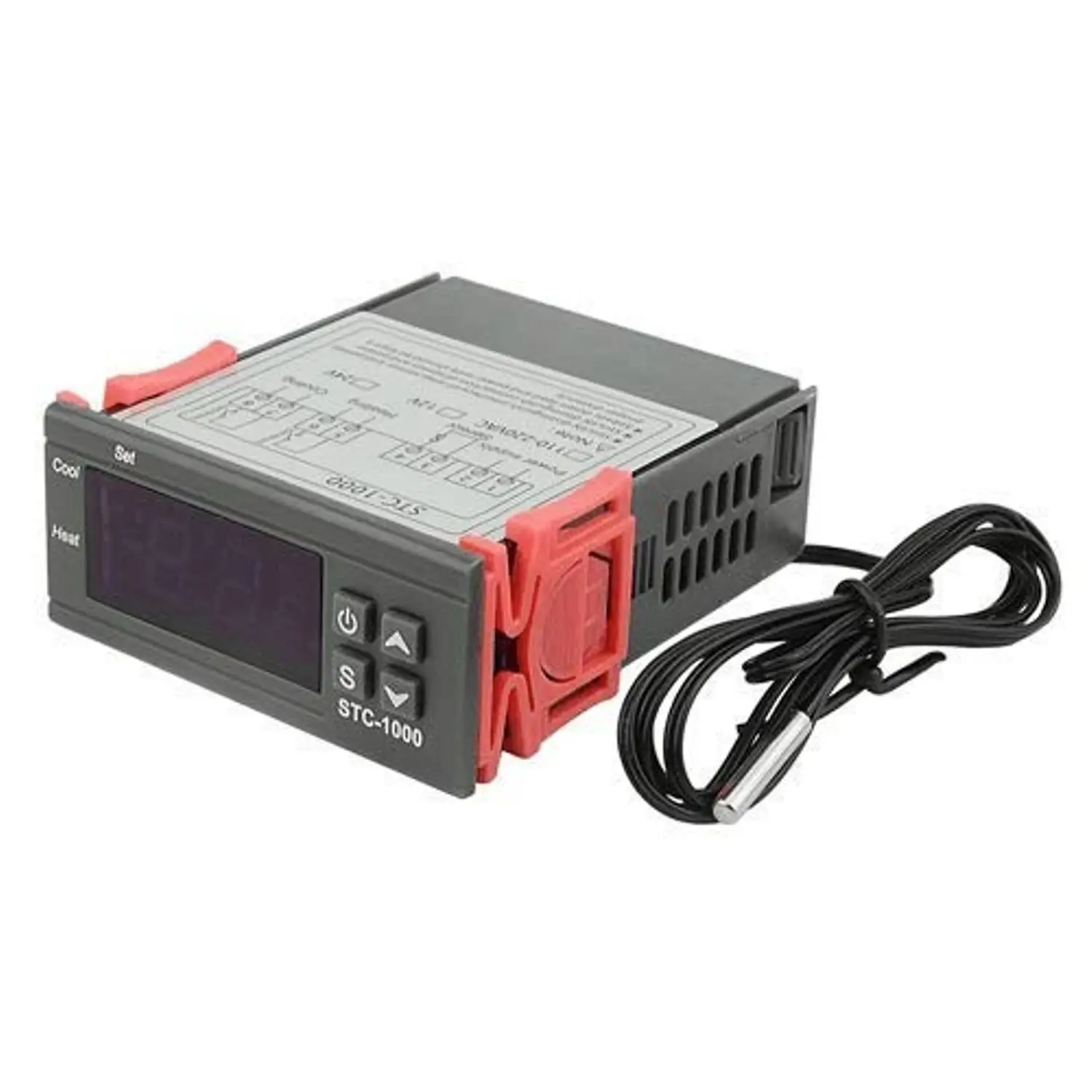 Stc 1000 Termostato Digital para Incubadora Controlador de Temperatura Relé Termostato Aquecimento de Refrigeração 12v 24v 110v 220v