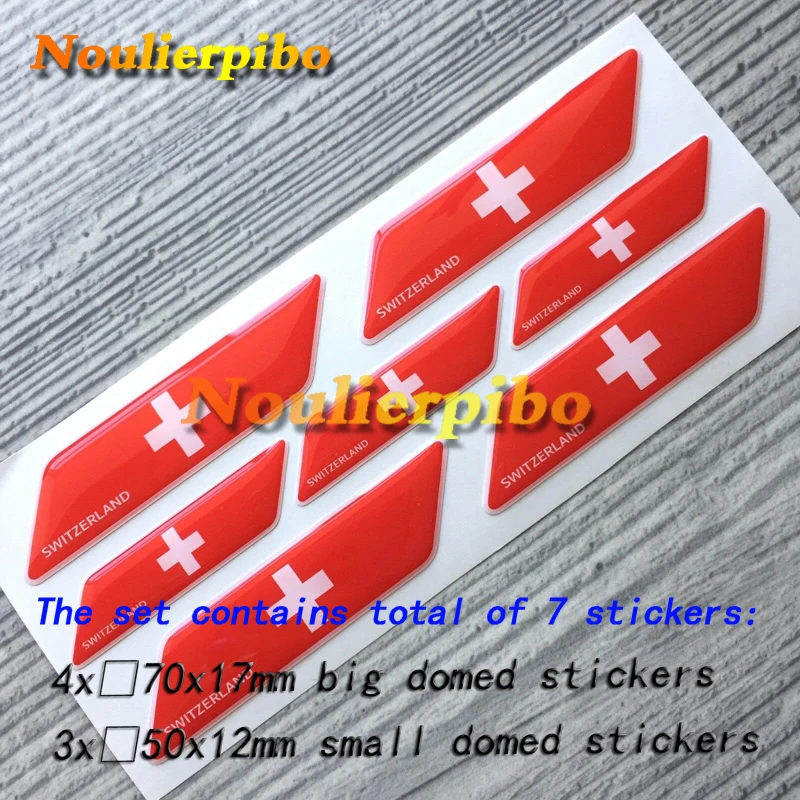 

Swiss Flag 3d Epoxy Dome Car Sticker Car Door Door Bumper Motorcycle Helmet Trolley Case Badge Vinyl Cell Phone Die Cut Decal