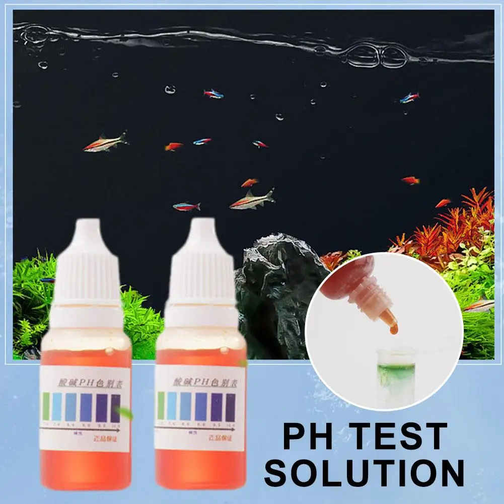 PH Reagent Test Liquid Aquarium Water Quality PH Multifunctional Detection Convenient Precision Solution C4C7