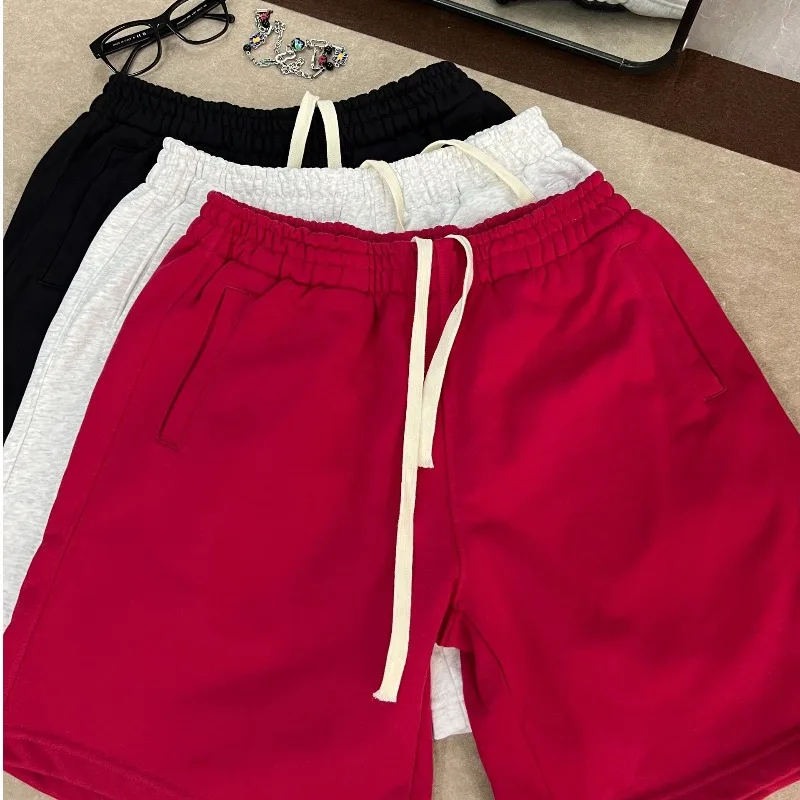 

Шорты летние свободные спортивные 5-точечные брюки Cleanfit на шнурке