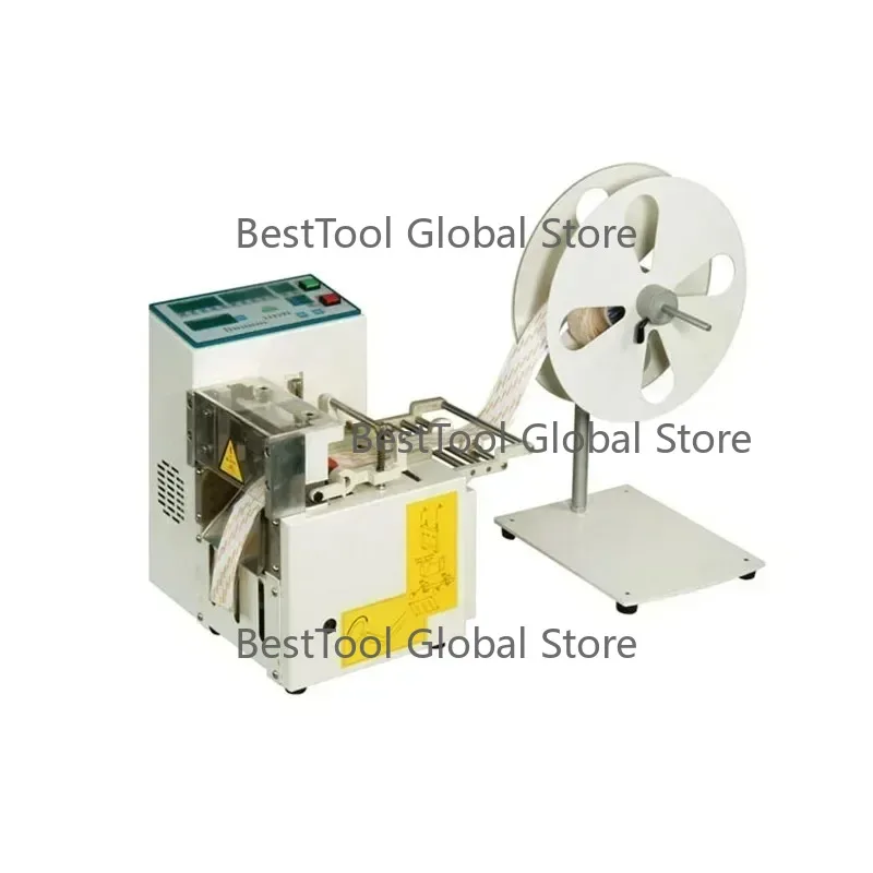 Microcomputer Automatic Cold Tape Cutter High Durability for Ribbon Elastic Webbing Cutting
