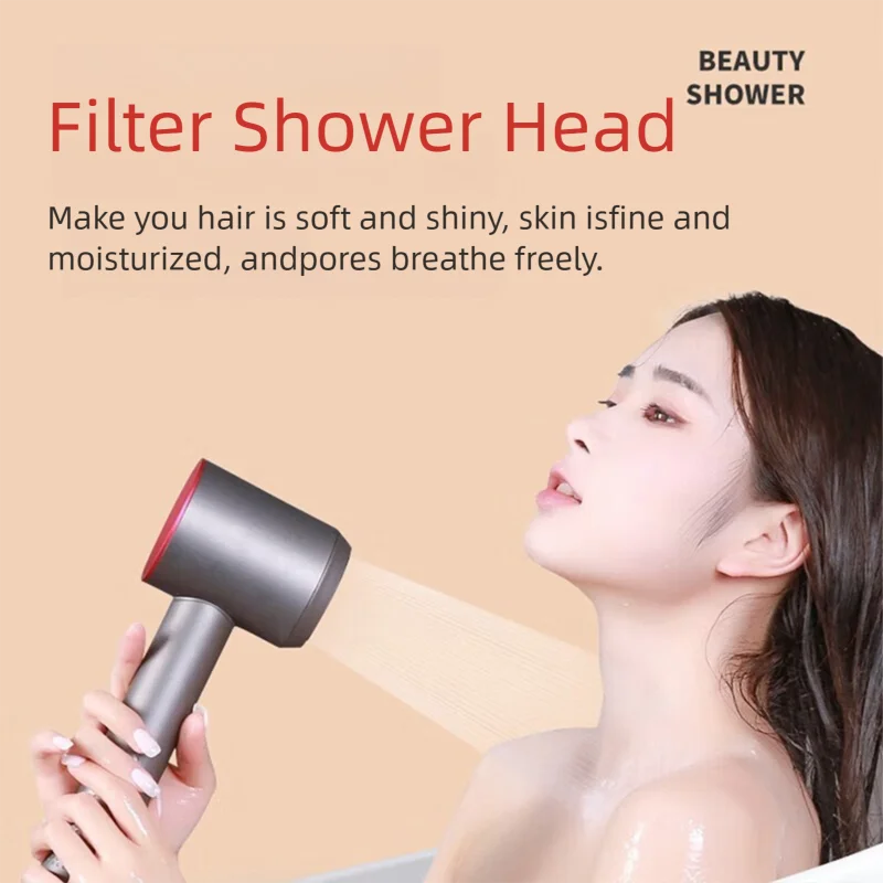 

Bathroom Supplies Portable Shower Filter Showers for Bathroom Accessories Showerhead Items