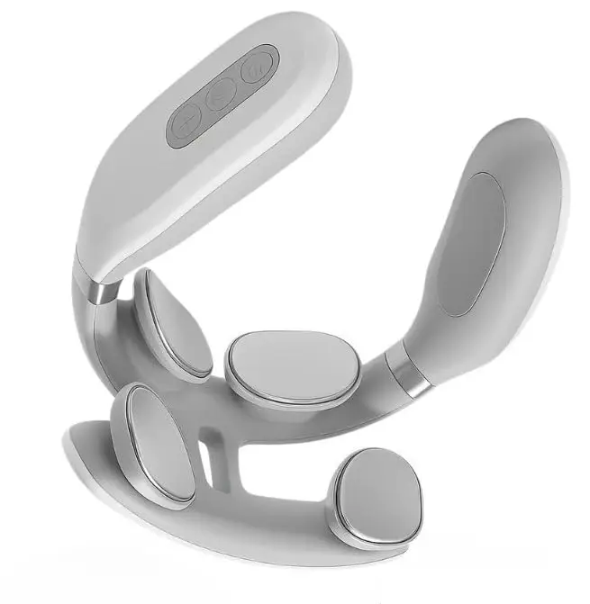 Hot compress neck and shoulder massager (2 pcs) ergonomic design