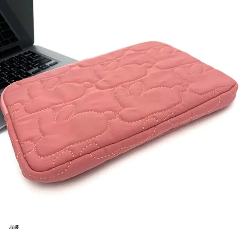 D0UD 11 13 Inch Schattig Konijn Laptoptas Beschermende Tas Tablet Cover Notebook Opbergtas voor Dames Meisjes