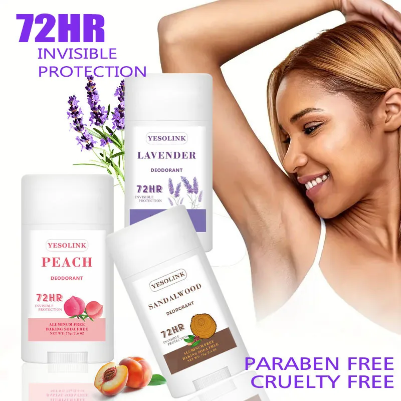 

New Natural Lavender Deodorant Cream 2pcs SET – Gentle for All Skin Types, Aluminum‑Free Formula,Long‑Lasting, Body Stick,