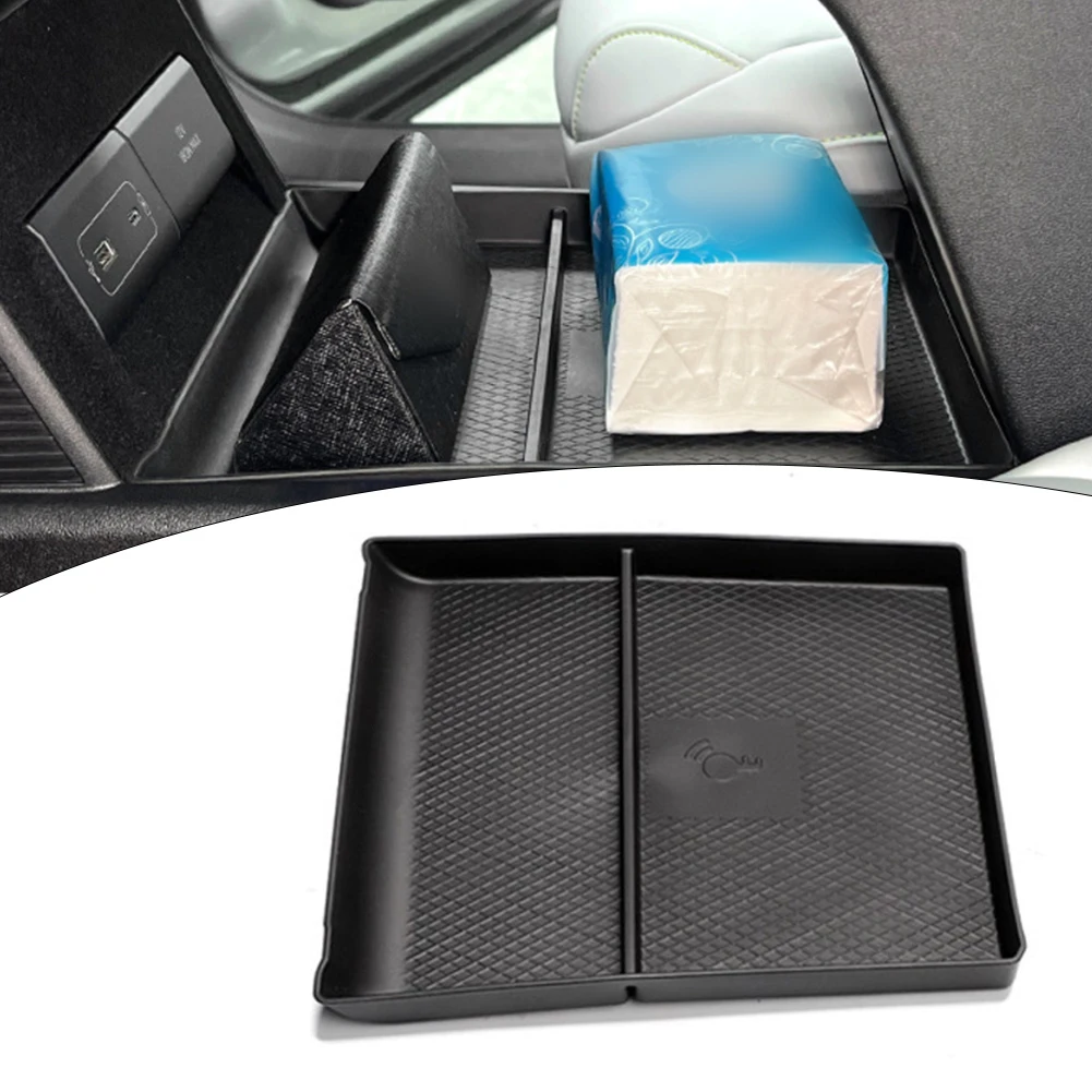 Under Seat Storage Box Car Accessories Drawer Type Organizer For XPeng For G6 Storage Compartment Below Center Console 2023-2025