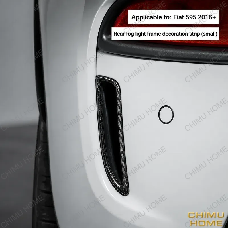 【chimu-home】-garniture-de-cadre-de-feux-antibrouillard-arriere-en-fibre-de-carbone-veritable-pour-fiat-500-abarth-595-2016-2023-decoration-exterieure