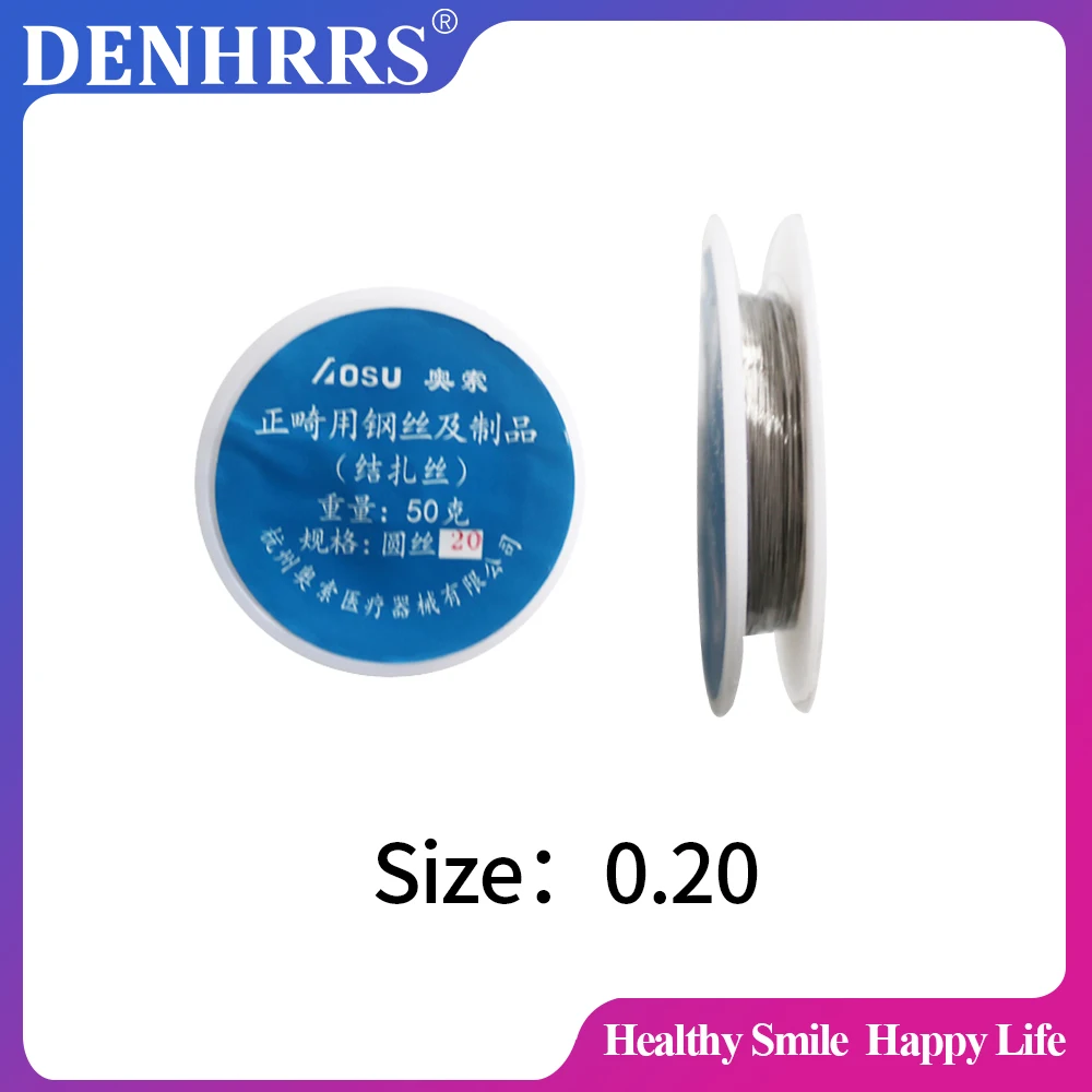 50g/roll Orthodontic Dental Stainless Steel Ligature Wire Roll AS Normal
