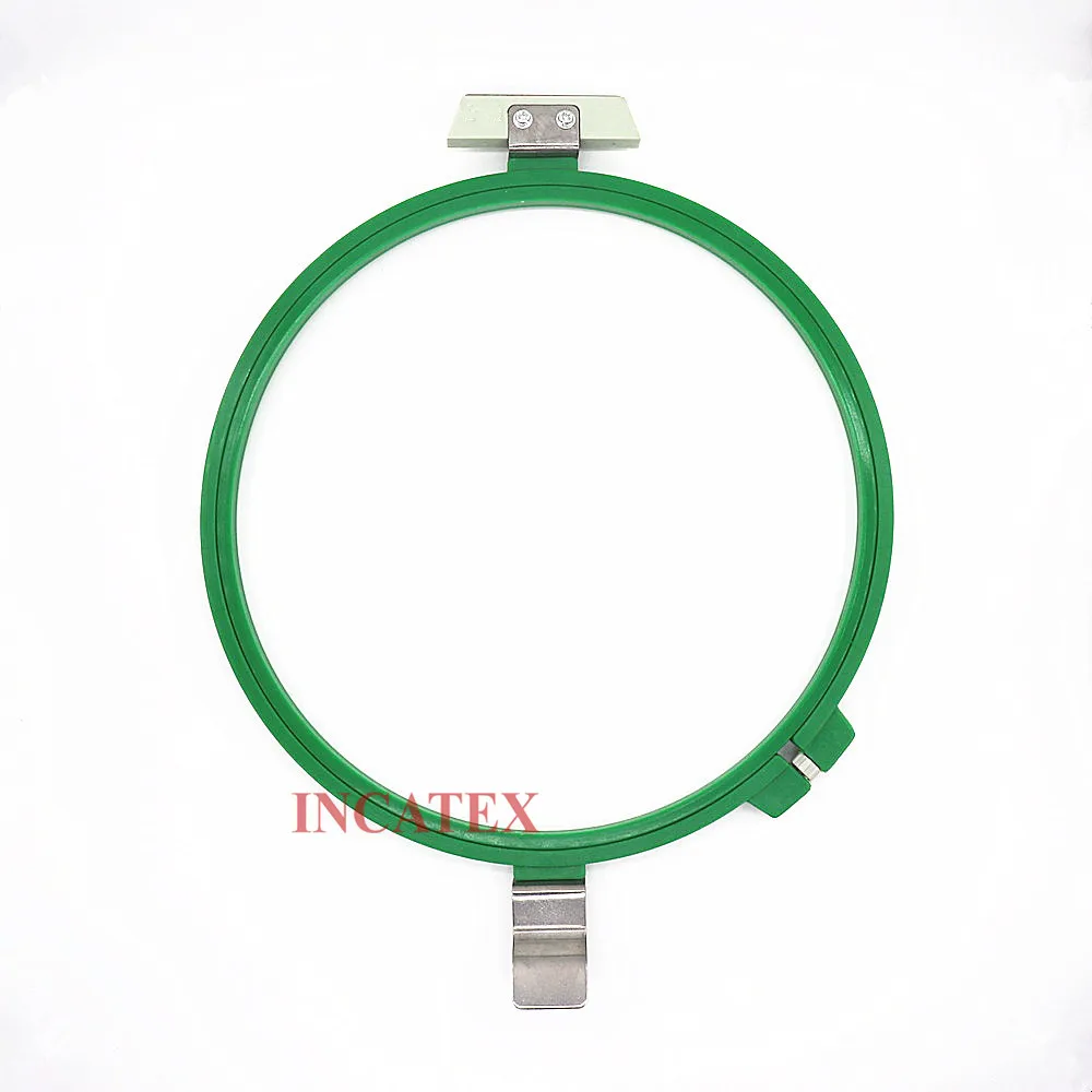 Good Quality Tajima Flat Embroidery Machine Spare Parts Magnetic Round Frame Hoop 220mm Diameter Green