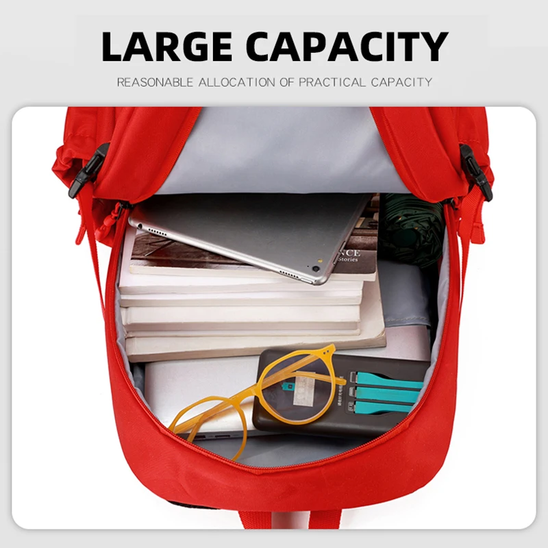 New Trendy Large Capacity Student Backpack Outdoor Travel Waterproof Luggage Storage Bag Hiking Multi functional Backpack