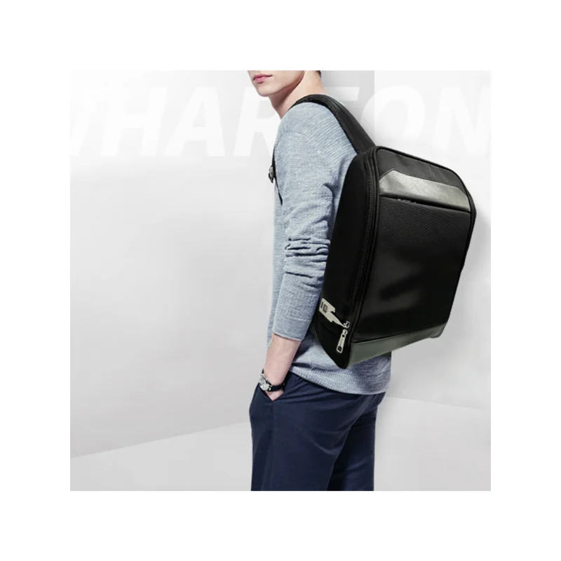 Fingerprint Lock Backpack OEM Shoulder Portable Business Travel Intelligent Anti-theft Leisure Simple Lightweight Men's Style