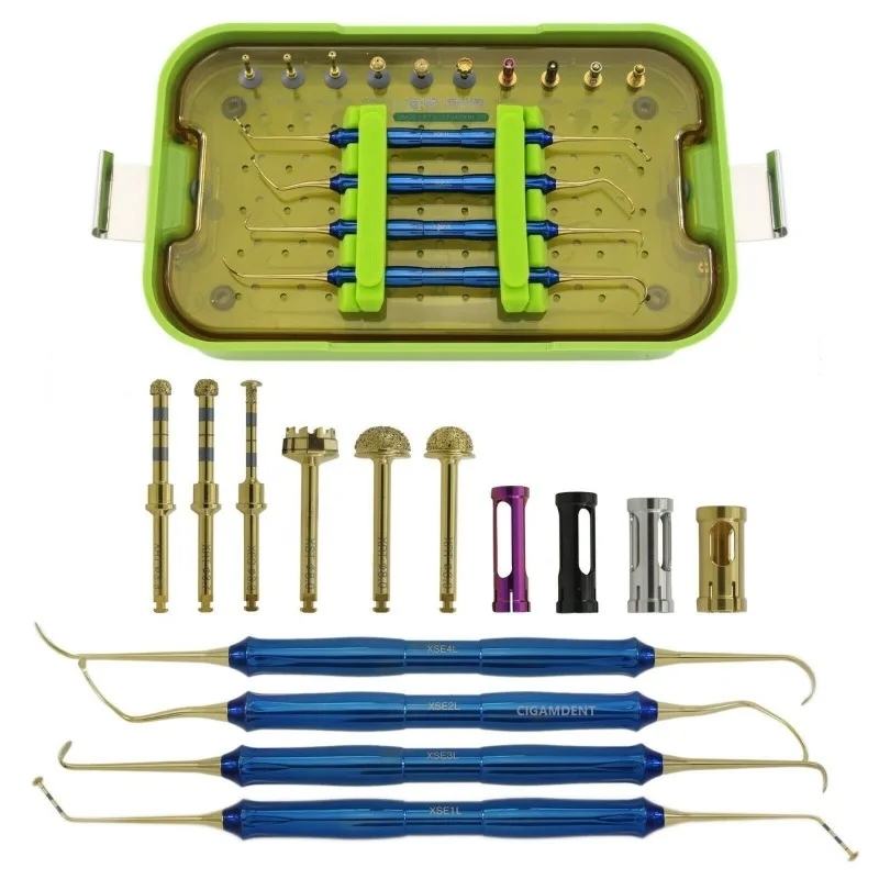 Dentium Advanced Sinus Kit Dental Implant Drills Stoppers Sinus Lifting Elevation Hand Instruments Surgical Tools