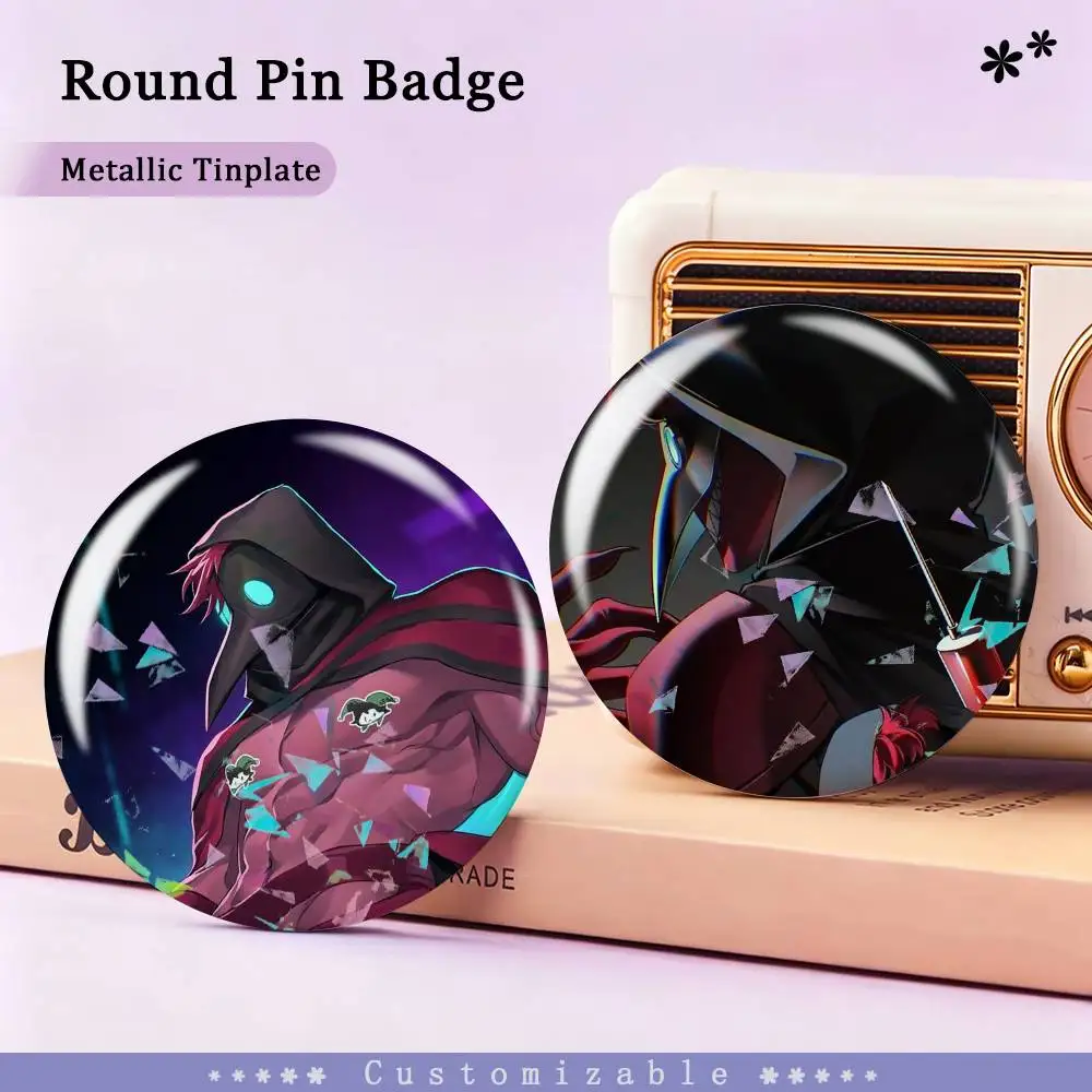 Tfc D-Doctor Badges Creative Tinplate Round Button PinsBrooch Badge Clothes Backpack Custom