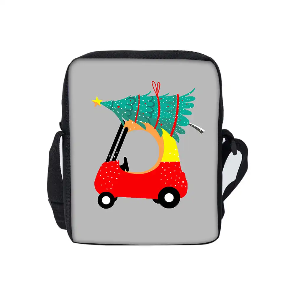 

Toy Vehicles Pattern Single Sided Messenger Bag for Boy/Girls Children Best Gifts 3D Cartoon Casual Crossbody Bag