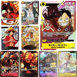 ONE PIECE Monkey D. Luffy Shanks DIY domowej roboty angielskiej wersji wersja japońska kolekcja kart zabawki świąteczny prezent urodzinowy