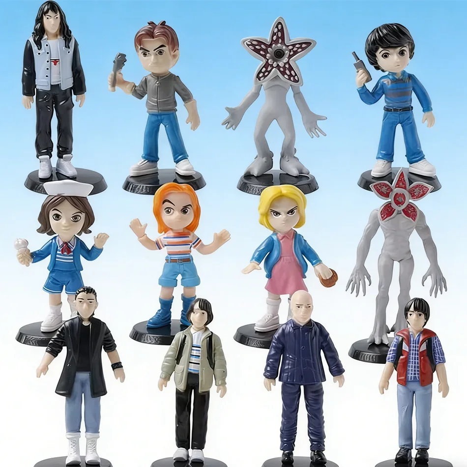 

12pcs/set 10cm Demogorgon Strangered Things Vecna Desktop ornament Toys Kid Gifts Figure Collectible For Tabletop Desk Decor