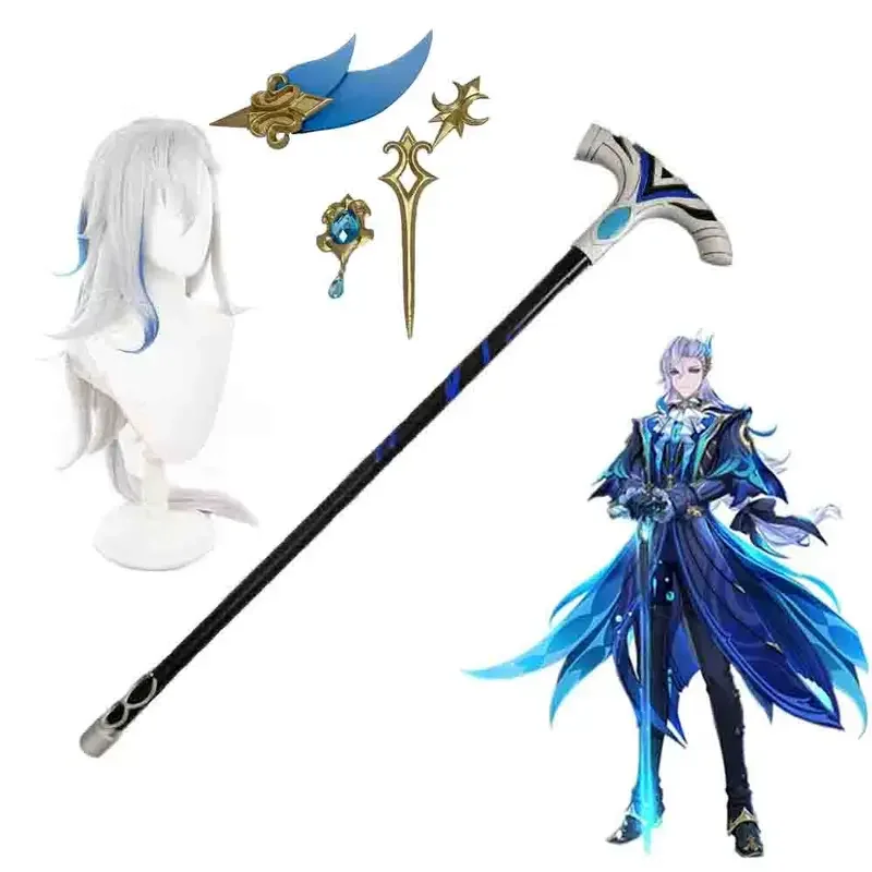 

Neuvillette Cane Cosplay Props Game Genshin Impact Accessories Fontaine Marechaussee Phantom 100cm Removable Party Gifts