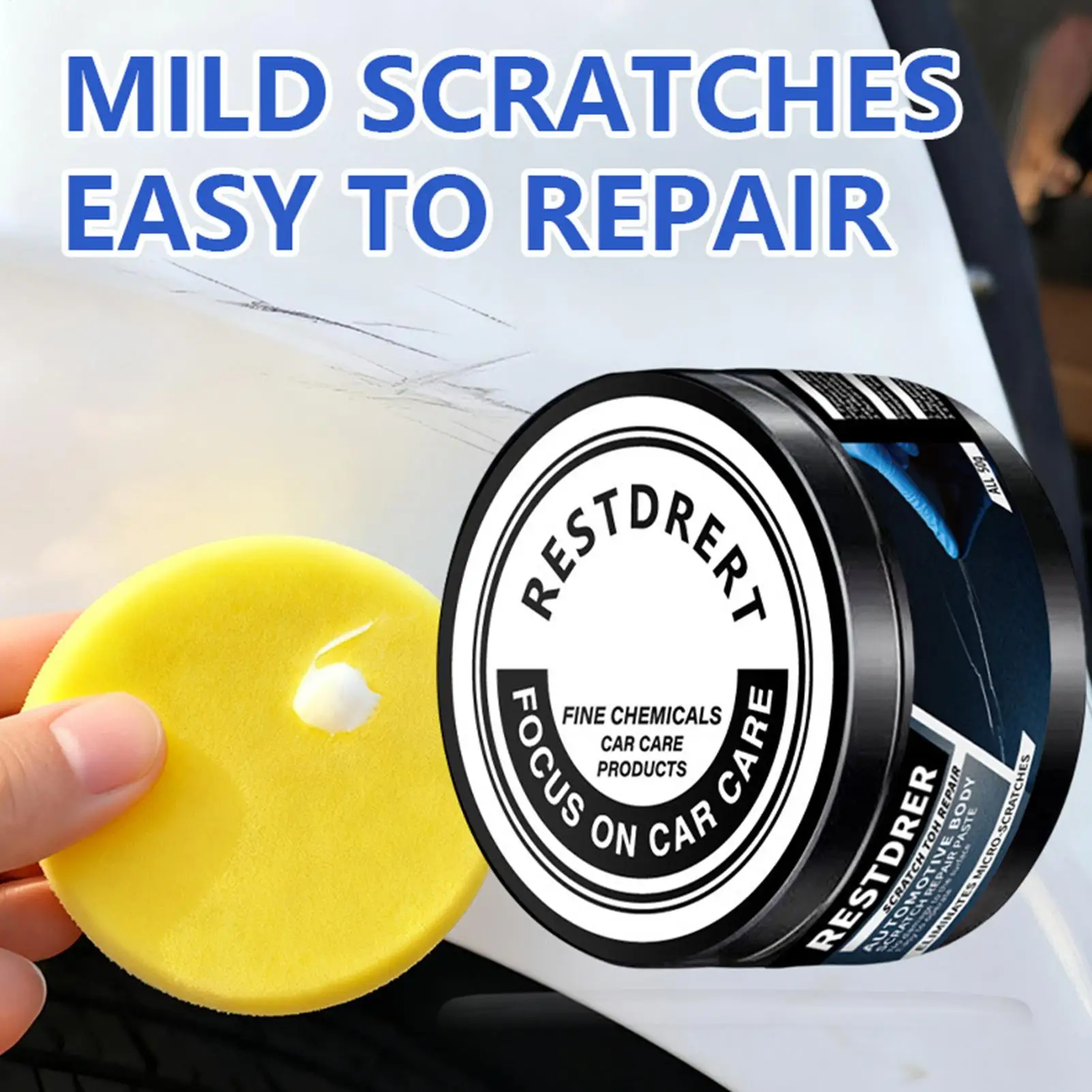 

50 г. Восстановитель лакокрасочного покрытия для автомобиля, воск для удаления царапин, защитное покрытие для экстерьера, для ремонта царапин и детейлинга, для фар и интерьера