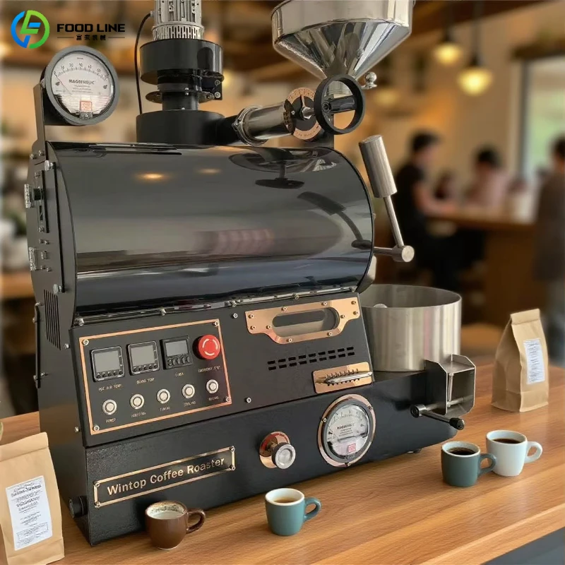 Customized Professional 1kg 2kg 3kg Coffee Roaster Sample Baking Coffee Roasting Machine Space Saving Coffee Bean Roaster