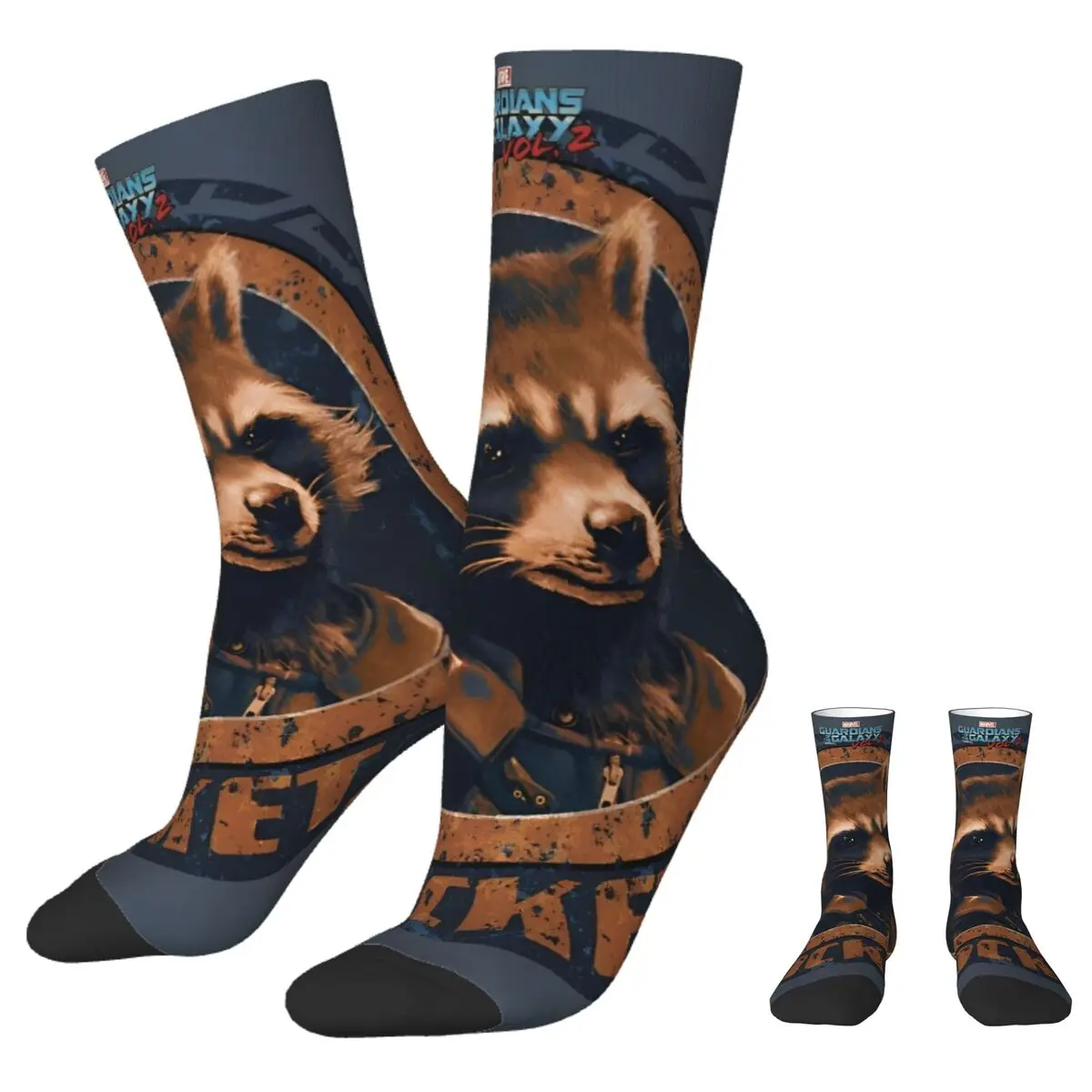 Women Men Socks Guardians Of The Galaxy rocket Stockings Autumn Funny Soft Socks Design Outdoor Anti-Slip Socks