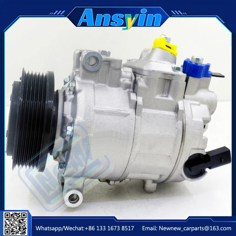 7SEU17C AC Compressorr For VW Volkswagen AMAROK T5 MULTIVAN V TRANSPORTER CARAVELLE Bus 2.0 7E0820803 7E0820803D 7E0820803F