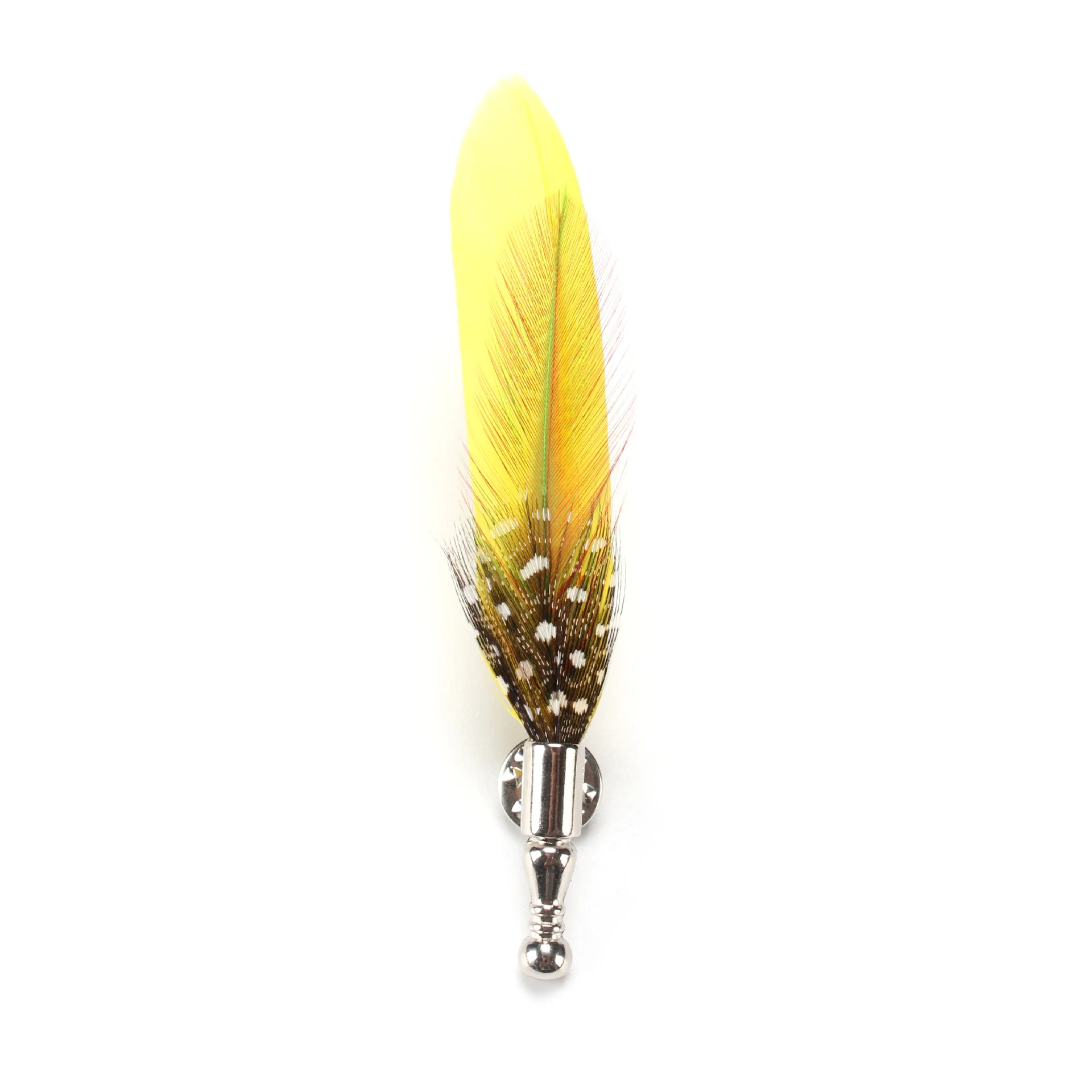 1PC Feather Brooch Gift Dress Lapel Women Accessory Suit Men Pins Handmade Men Women Fashion Brooch Novelty Brooches Suit Brooch