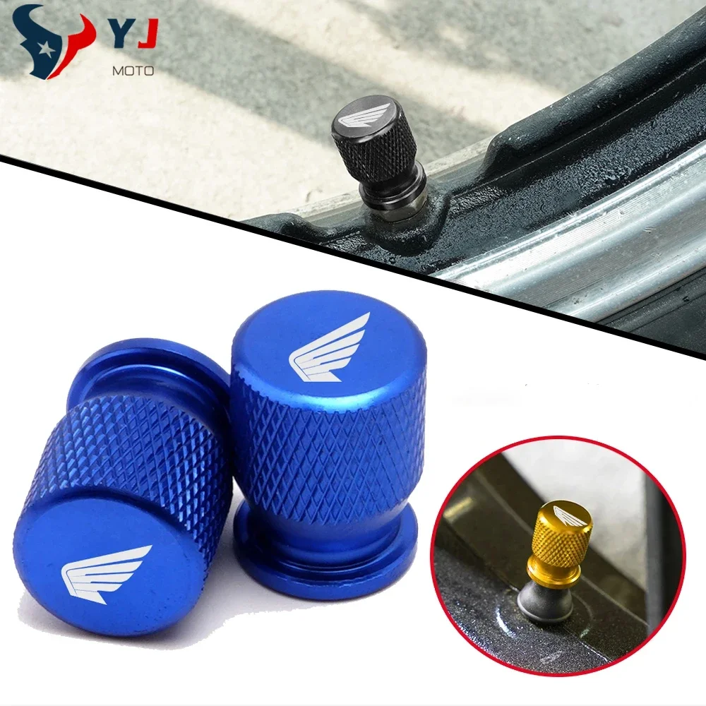 For Honda CRF 250L 450L 150 XR CB150X/R NX500 CB400 CB CBR 500R 300R 600RR 650R 250R 1000RR 400R Motorcycle Tire Valve Stem Caps