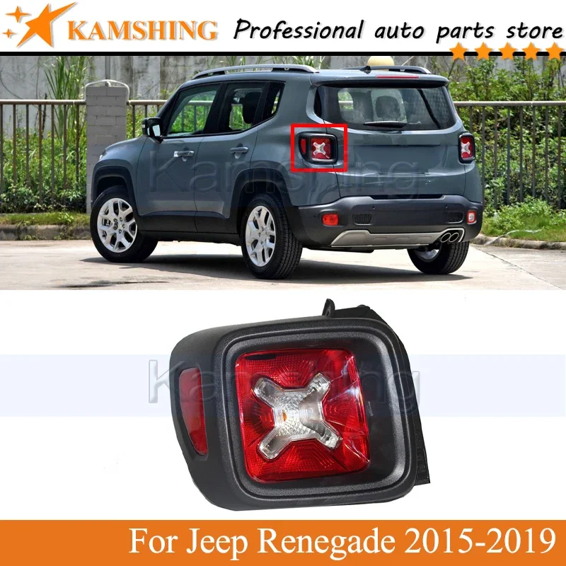

Задний фонарь Kamshing для Jeep Renegade 2015-2019, задний стоп-сигнал, задний фонарь, задний фонарь, головной фонарь, задний фонарь