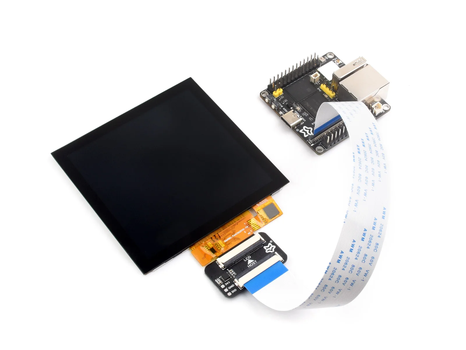 

Waveshare 4inch IPS Capacitive Touch Display, 720×720 Pixels,400cd/m², RGB, Compatible With Luckfox Pico Ultra Development