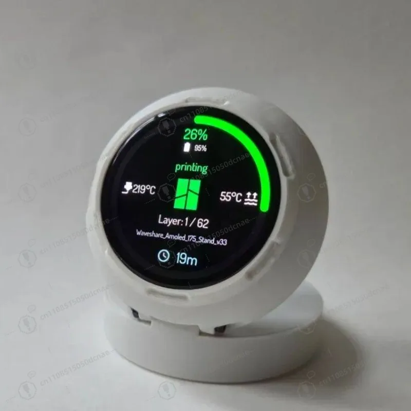 Standalone 1.75 Inch AMOLED Status Monitor Screen Real Time Printing Data Display Accessory For Desktop 3D Printer