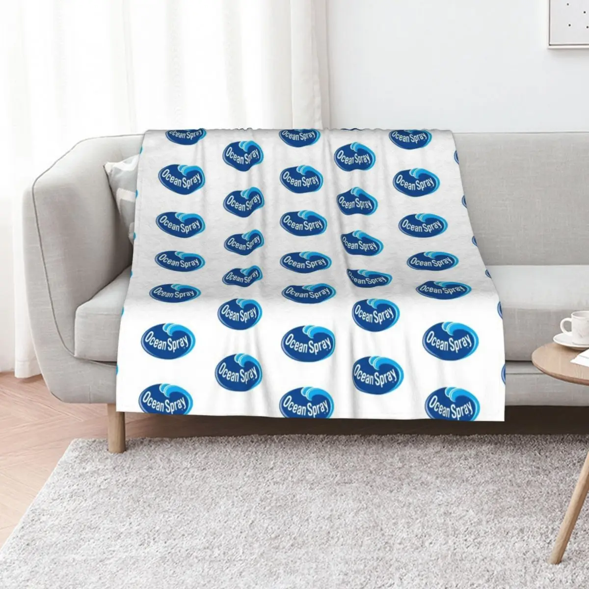 Ocean Spray Throw Blanket Loose for sofa Plush Furrys Baby manga Blankets