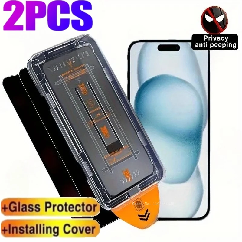 

Антишпионская защитная пленка для экрана без пыли для IPhone 17 Pro Max Air 15 11 13 12 14 16 Pro Max Oleophobic Coating Installa Privacy Film