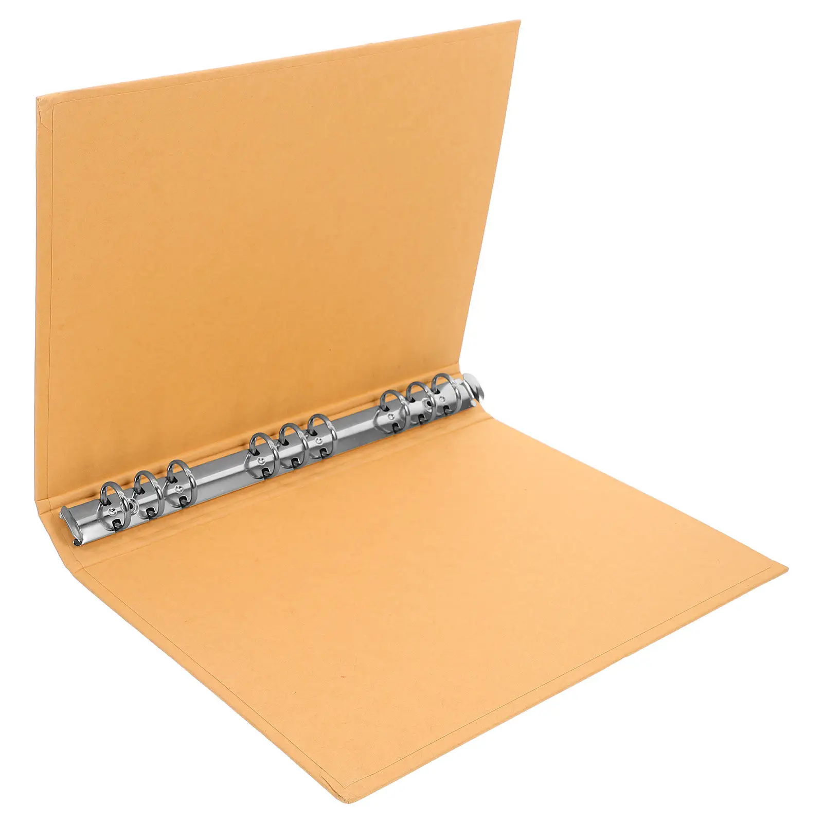 Kraft Paper Binder Cover Refillable Loose Leaf Notebook Shell for Students Professionals Journal Planners Sketchbooks Study