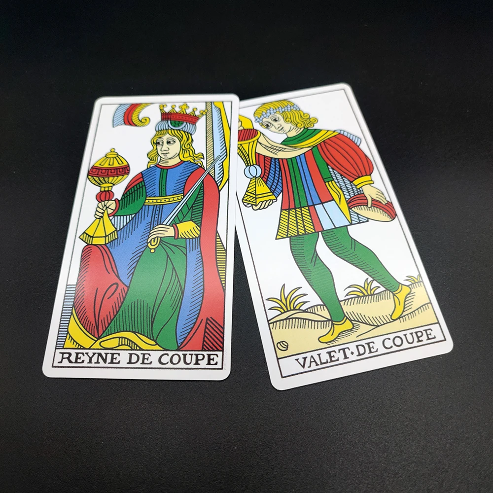 CBD Tarot De Marseille Cards with Guide Book for Beginners Oracle Divination Prophet Prophecy Card Poker