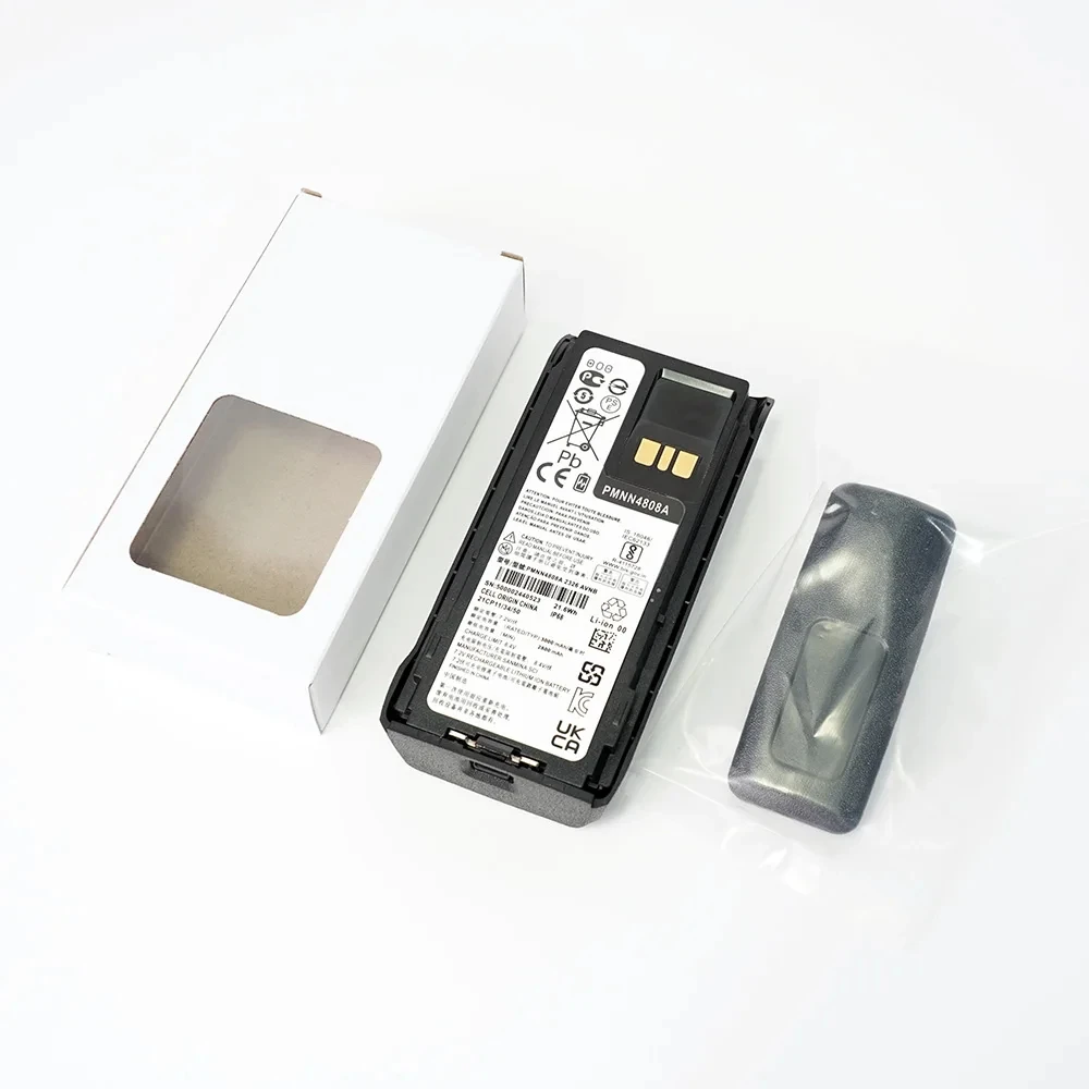 PMNN4808A NEW 7.4V 3000mAh Rechargable Battery with Type-C USB Charging for Motorola R7 R7A PMNN4807 PMNN4809 Two Way Radio