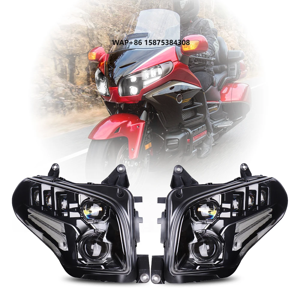 

Motorcycle LED Headlight for Ho-nda GoldWing GL1800 2001-2017 Lighting Projector Accessories