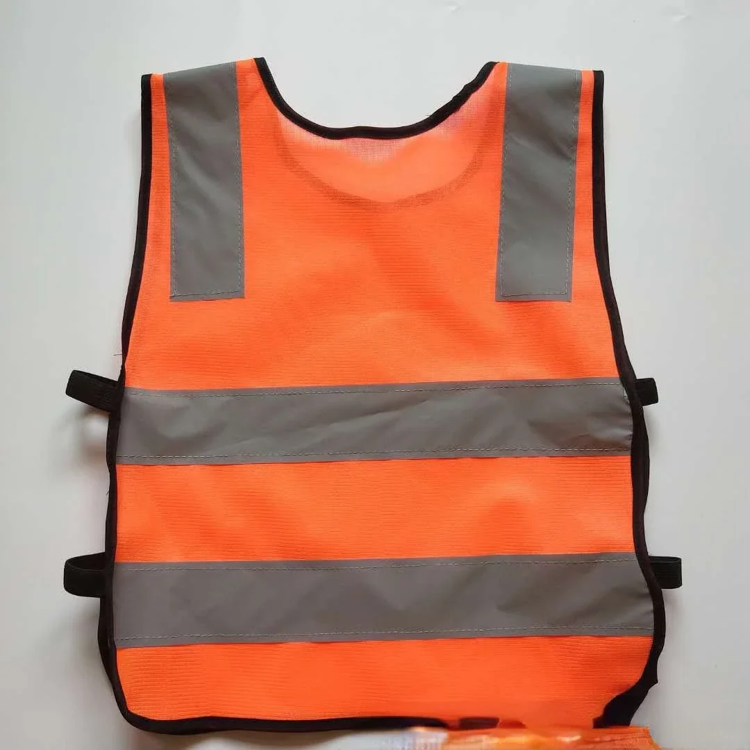 เสื้อกั๊กสะท้อนแสงสำหรับเด็กเสื้อแจ็กเก็ตสะท้อนแสงสำหรับปลอดภัยความปลอดภัยจราจรทางถนน