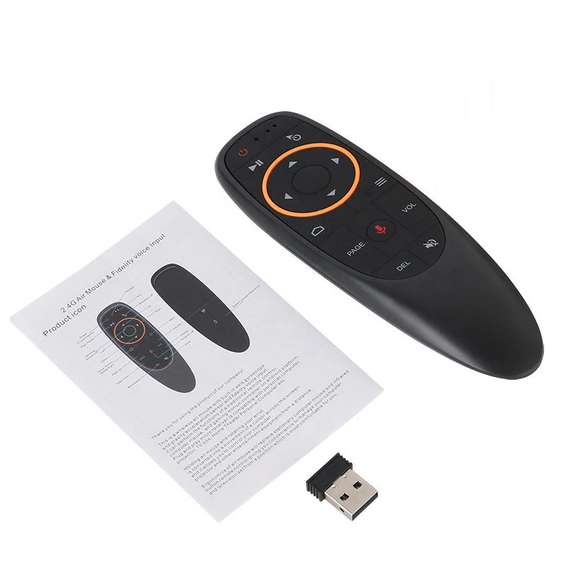 G10/G10S Air Mouse z pilotem 2.4G bezprzewodowy żyroskop uczenie IR dla H96 MAX X88 PRO X96 MAX TV Box z androidem