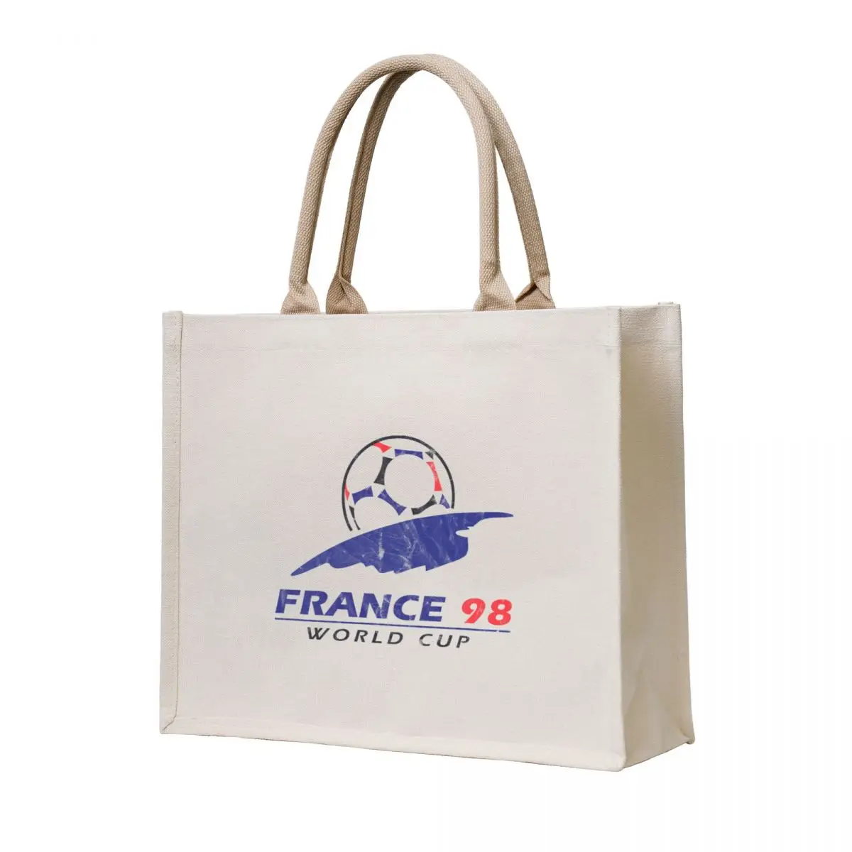 Francia 98 WC Tote Bag bolso de compras bolso de tela personalizado Carro de compras de totalizador personalizable