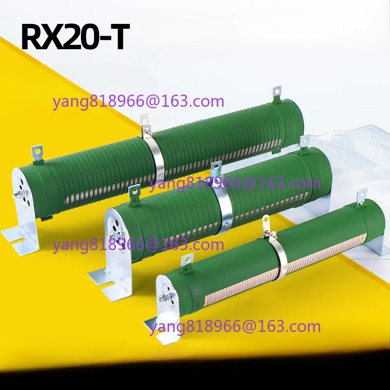 

1PC RX20-T High-power Wire-wound Porcelain Tube Load Aging Variable Adjustable Resistance 50W 100W 150W 200W 500W 1000W 2KW 3KW