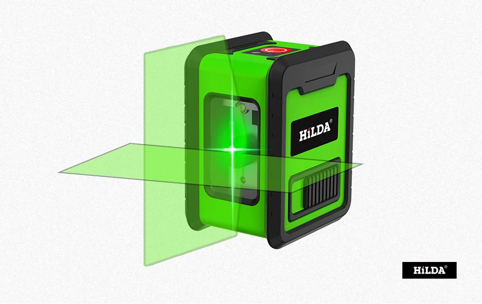 HILDA Laser-Niveaumessgerät, 2-Linien-Kreuzgrüner Nivellierlaser, horizontaler und vertikaler Nivel-Laser, selbstnivellierend, лаidina – Detail 1