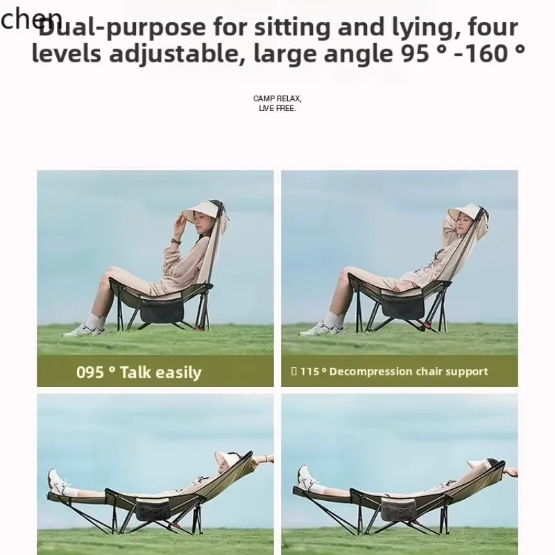 YFY  Recliner Outdoor Folding Chair Camping Chair Office Nap Beach Chair