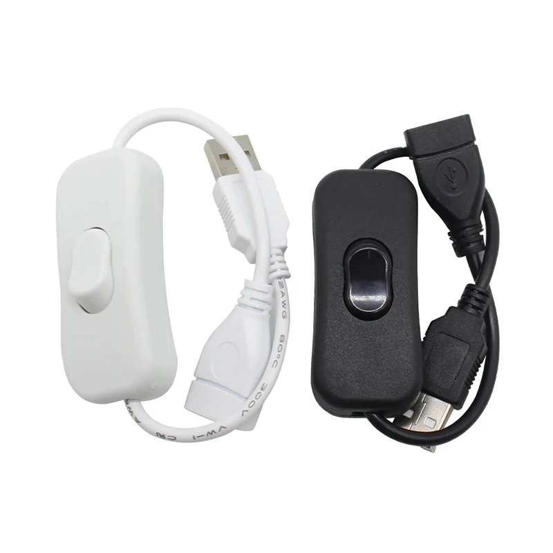 

USB Cable with Switch ON/OFF Cable Extension Toggle for USB Lamp USB Fan Power Supply Line Durable HOT SALE Adapter