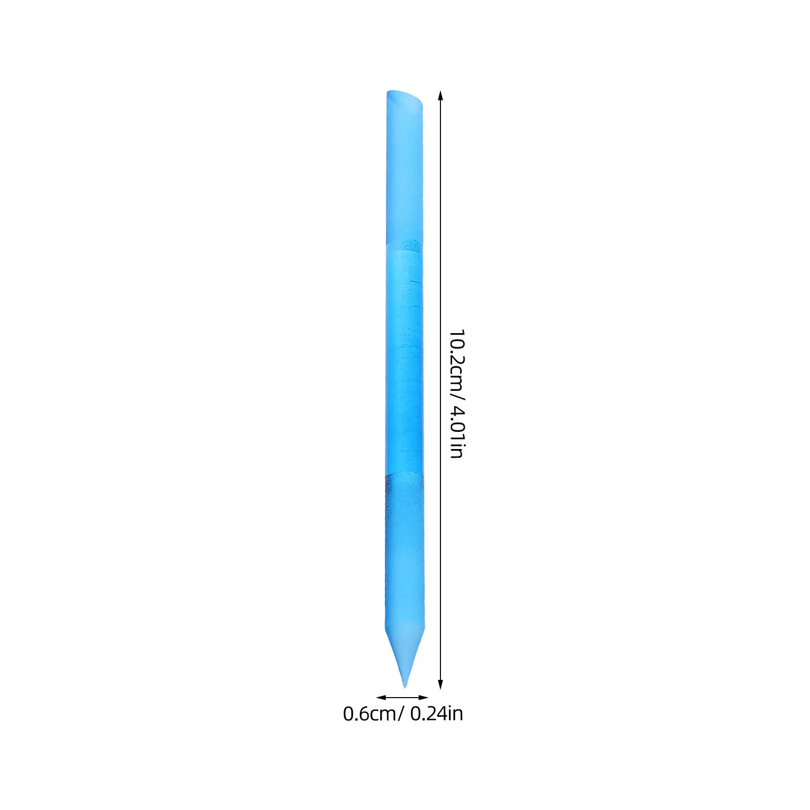 4Pcs Glass Nail File Stick Double Sided Angled Pointed Cuticle Pusher Nano Glass Manicure Tool Portable Precision Nail Care Tool