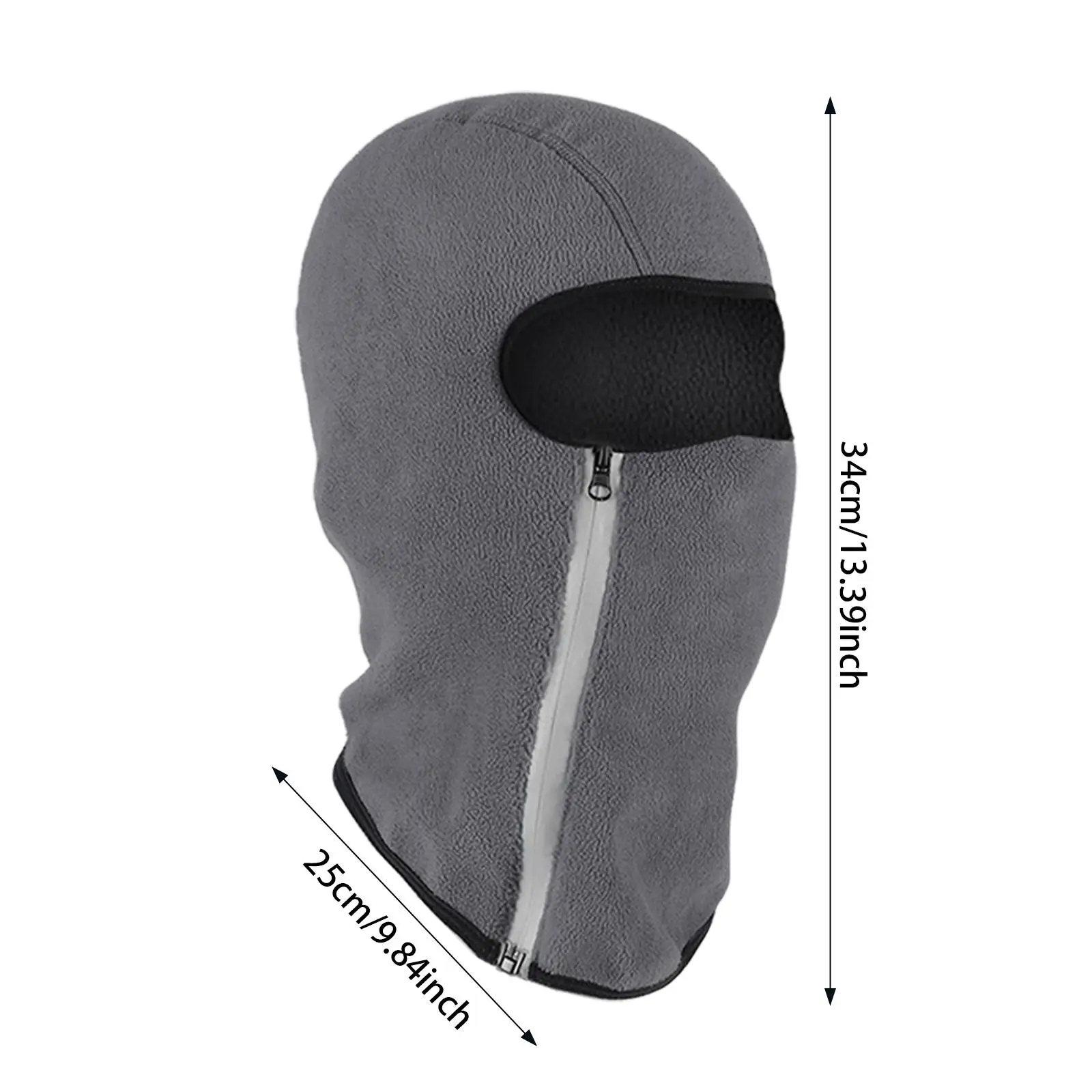 Balaclava máscara facial macia máscara de cabeça cheia capuz manter quente para homens mulheres para esqui ao ar livre pesca tempo frio ciclismo