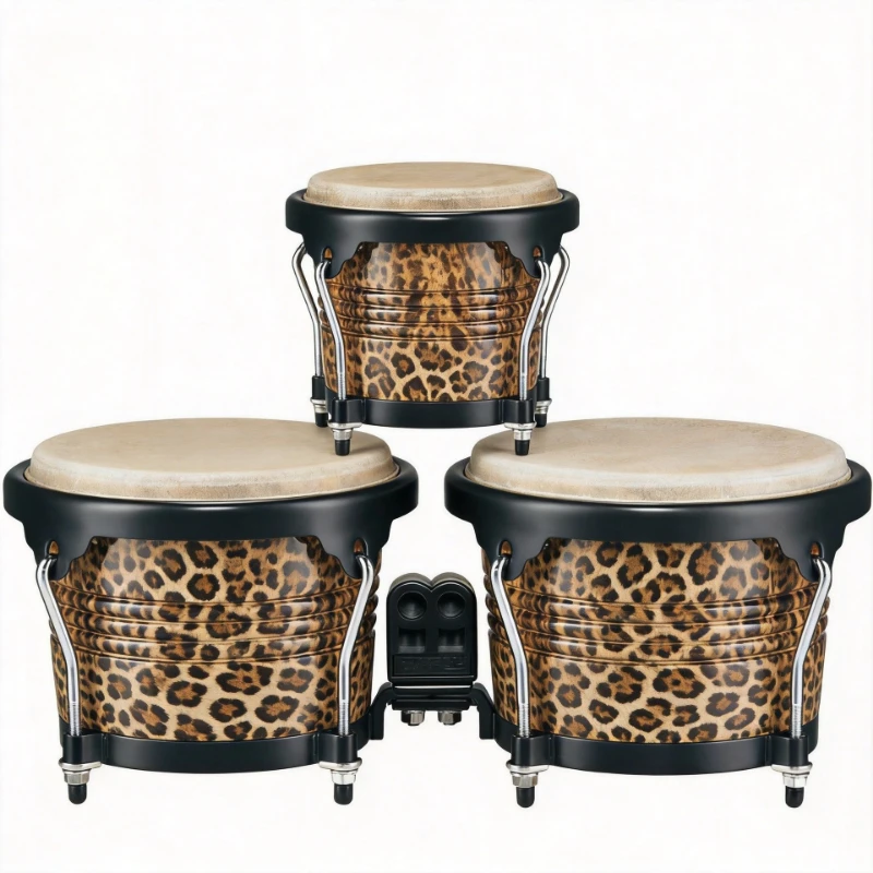 

Imported wooden bongo drums, Latin drums bongo rack